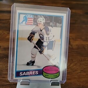 1980-81 OPC Hockey Rob McClanahan Rookie Card